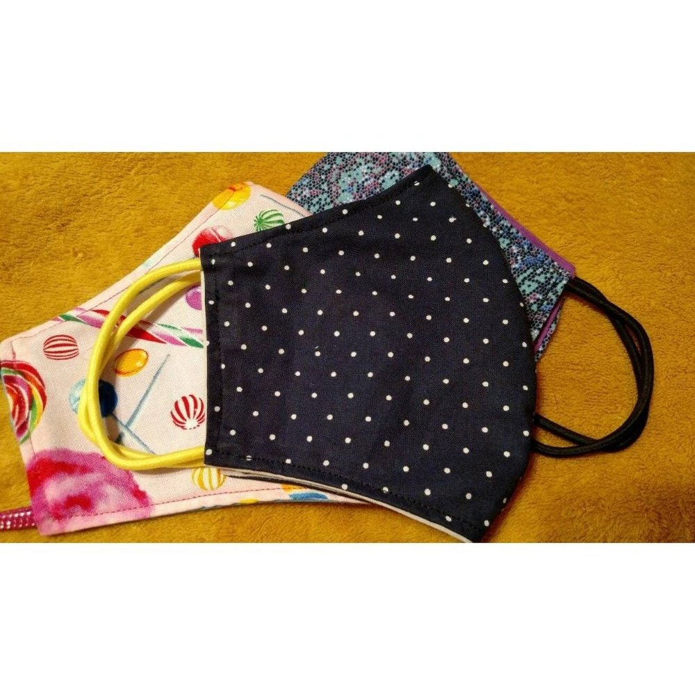 Handmade Personal Face Mask, 100% Cotton 2-Layer **Made to Order**